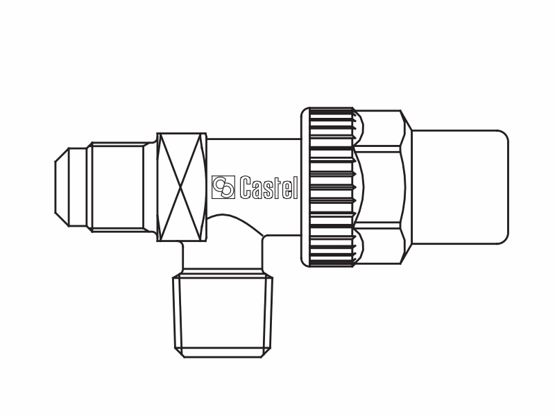貯液器閥門6120/43,螺紋接頭 貯液器閥門6120/43,螺紋接頭
